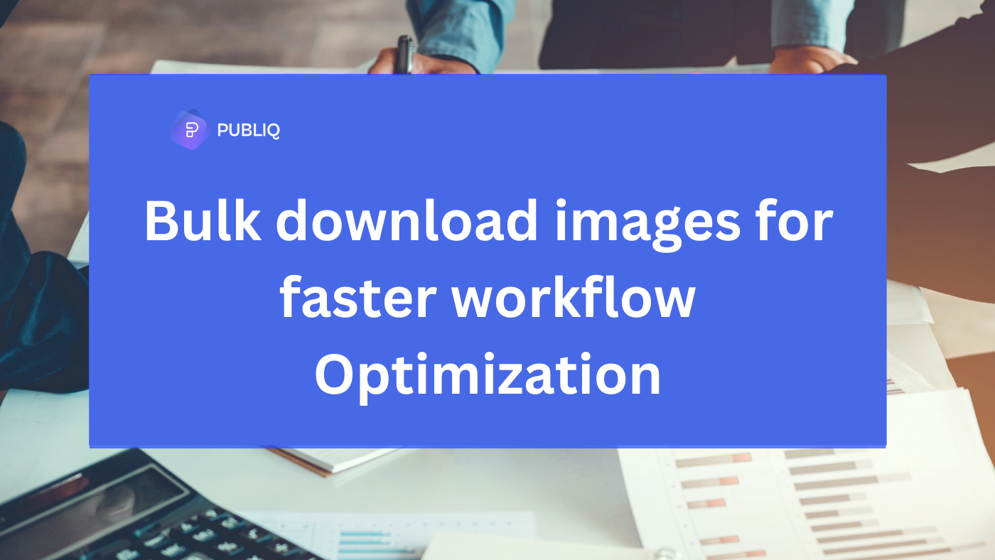 Bulk Download Images for Faster Workflow Optimization