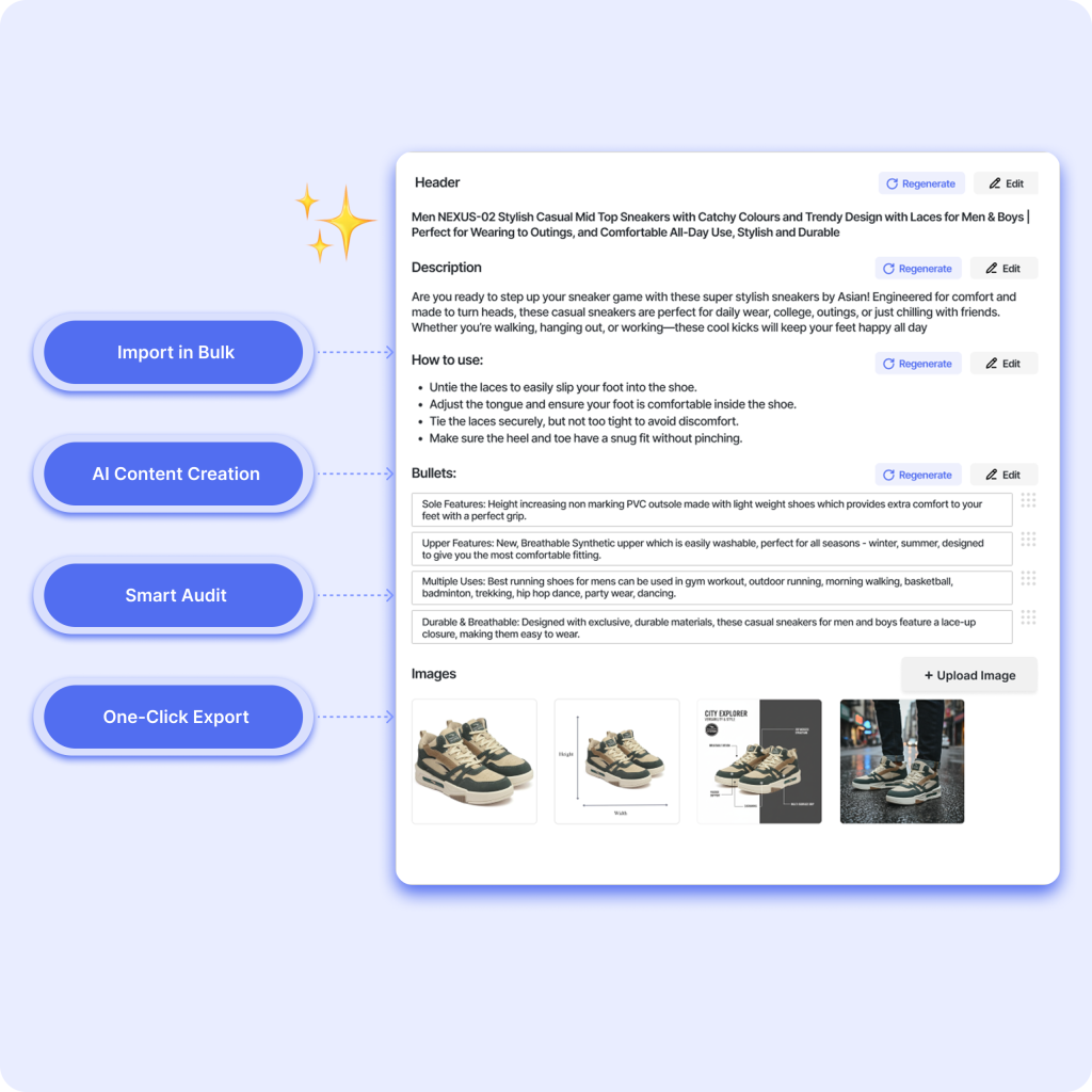 Spending hours creating listings one by one? 